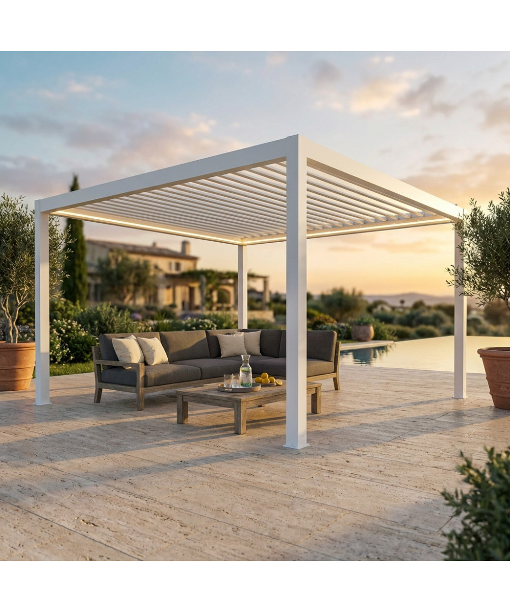 PERGOLA BIOCLIMATICA 3 X 4 MOTORIZZATA CON LED