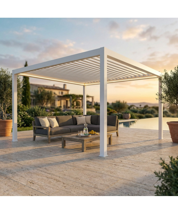 PERGOLA BIOCLIMATICA 3 X 4 MOTORIZZATA CON LED