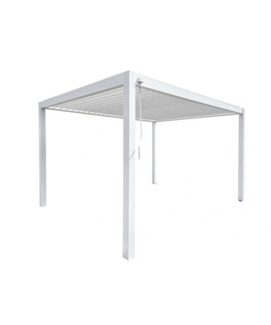 PERGOLA BIOCLIMATICA 3 X 3 CON DOPPIA LAMELLA