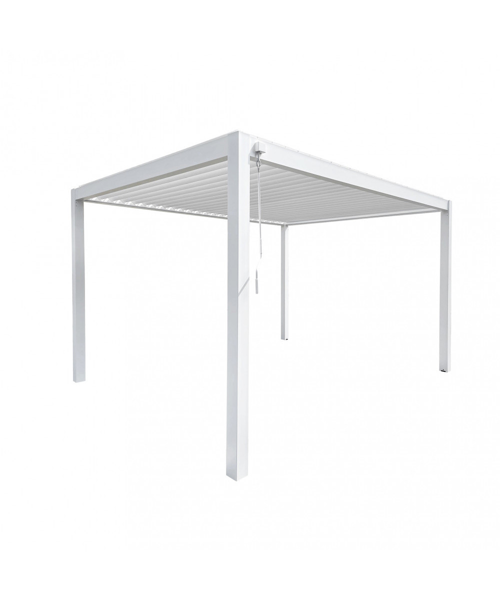 PERGOLA BIOCLIMATICA 3 X 3 CON DOPPIA LAMELLA