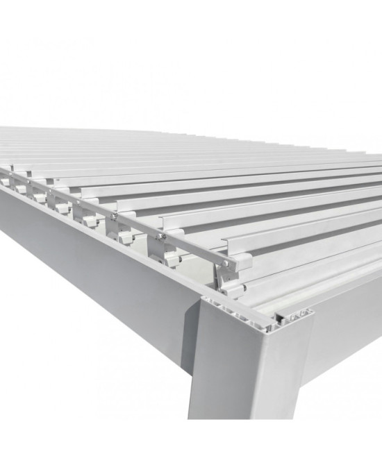 PERGOLA BIOCLIMATICA 3 X 3 CON DOPPIA LAMELLA