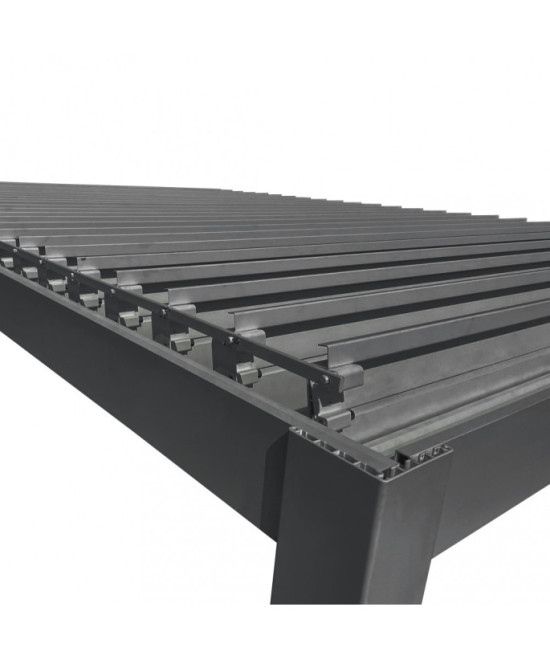 PERGOLA BIOCLIMATICA 3 X 3 CON DOPPIA LAMELLA