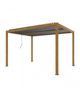 PERGOLA BIOCLIMATICA 3 X 4 EFFETTO LEGNO