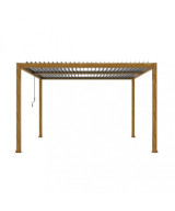 PERGOLA BIOCLIMATICA 3 X 4 EFFETTO LEGNO