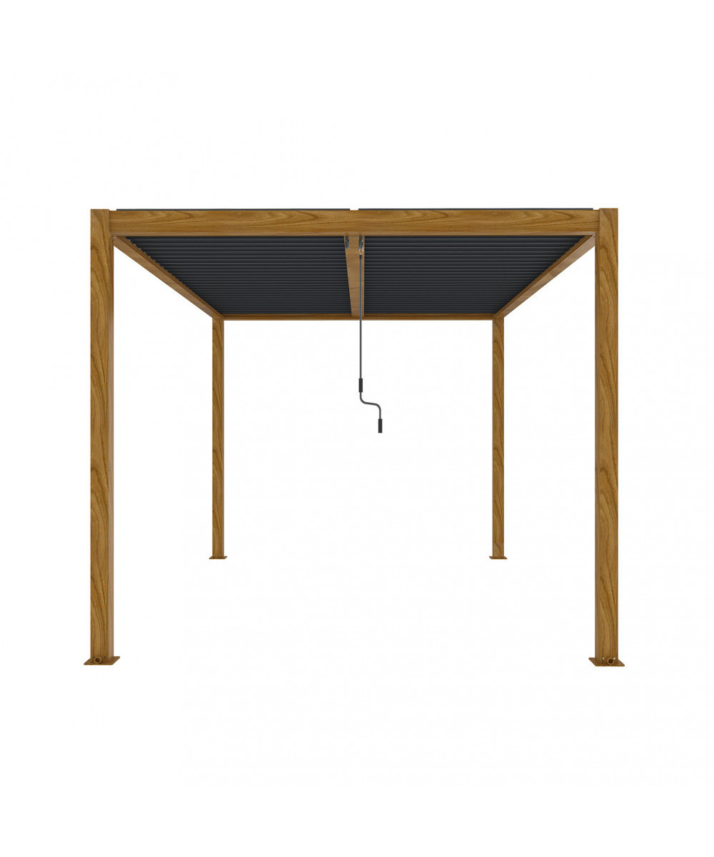 PERGOLA BIOCLIMATICA 3 X 4 EFFETTO LEGNO