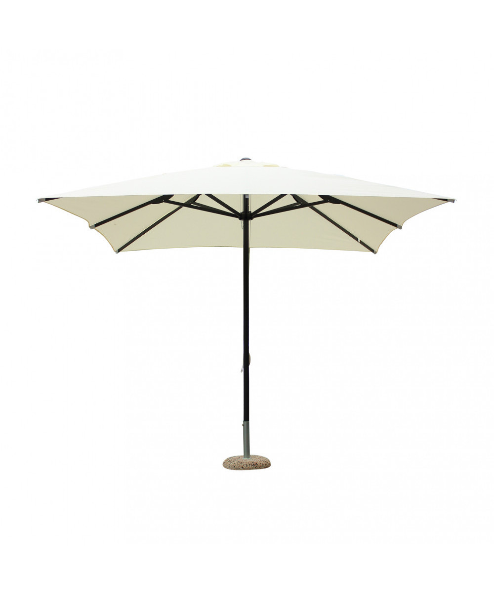 OMBRELLONE BRIAN P/C NERO 3 X 3 TELO BEIGE
