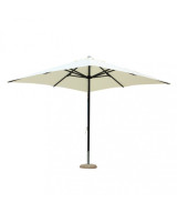 OMBRELLONE BRIAN P/C NERO 3 X 3 TELO BEIGE