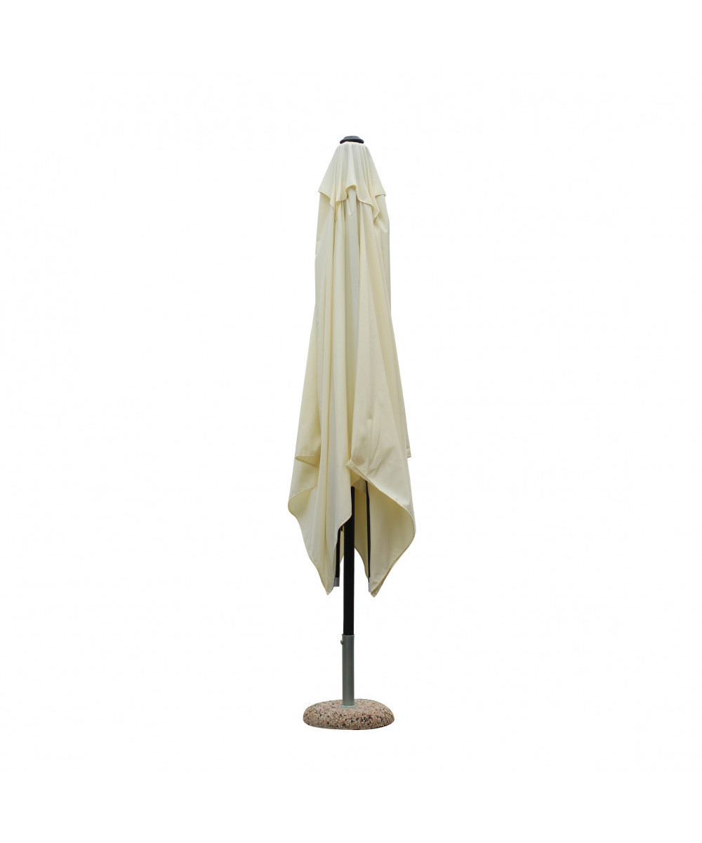 OMBRELLONE BRIAN P/C NERO 3 X 3 TELO BEIGE