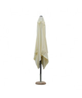 OMBRELLONE BRIAN P/C NERO 3 X 3 TELO BEIGE