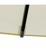 OMBRELLONE BRIAN P/C NERO 3 X 4 TELO BEIGE