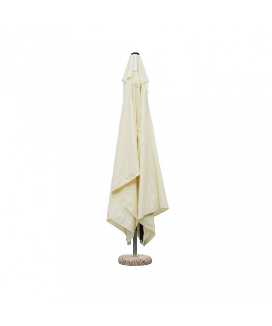 OMBRELLONE BRIAN P/C NERO 3 X 4 TELO BEIGE