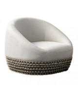 POLTRONA GIREVOLE LAFAYETTE C/CUSCINI