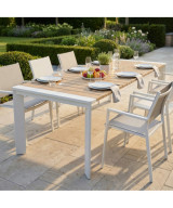 TAVOLO BROOKLYN 200/250 X 100 EFFETTO LEGNO