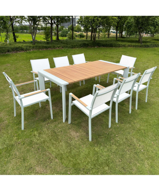 TAVOLO BROOKLYN 200/250 X 100 EFFETTO LEGNO