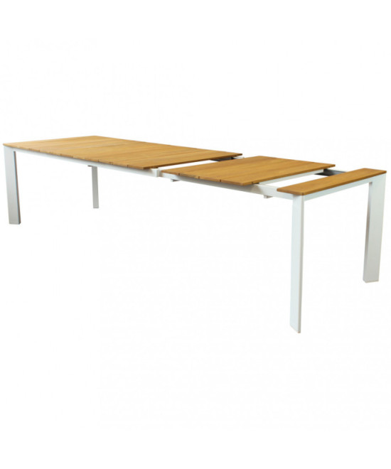 TAVOLO TULCÁN 210/275 X 100 PAINO IN TEAK
