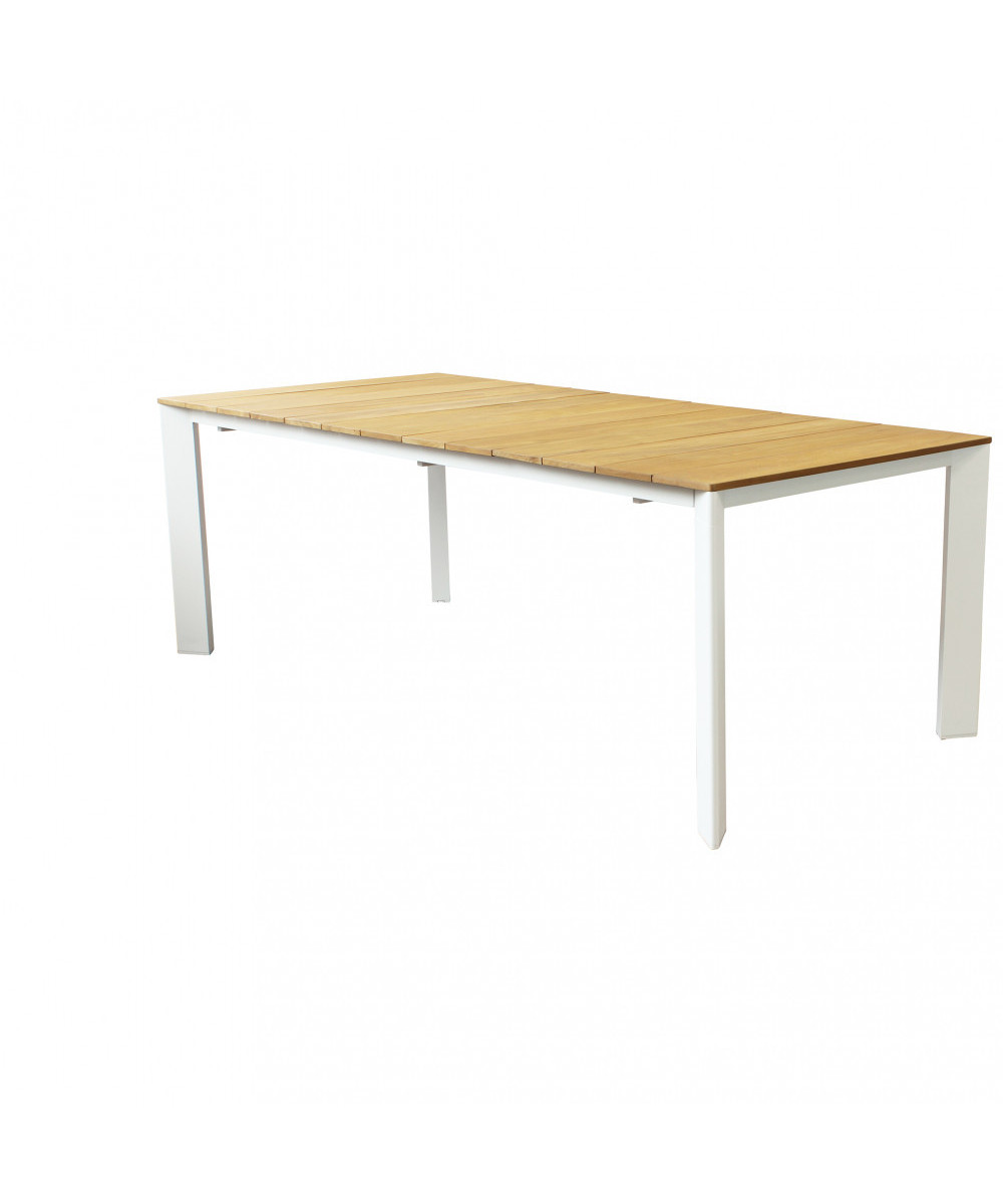 TAVOLO TULCÁN 210/275 X 100 PAINO IN TEAK