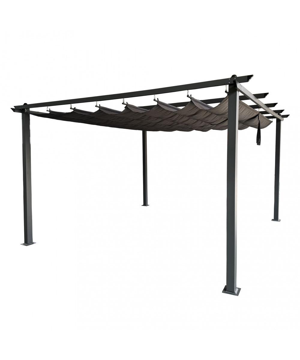 GAZEBO ASTORIA 4 X 4 ANTRACITE  TELO GRIGIO