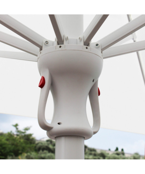 OMBRELLONE DENEB BIANCO P/C 5 X 5 TELO BIANCO