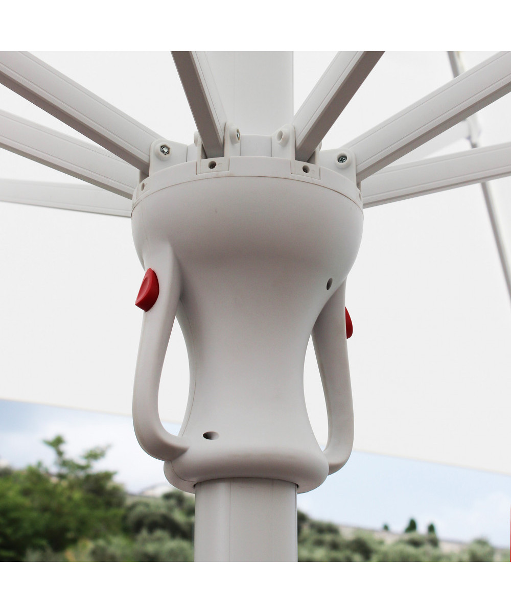 OMBRELLONE DENEB BIANCO P/C 5 X 5 TELO BIANCO