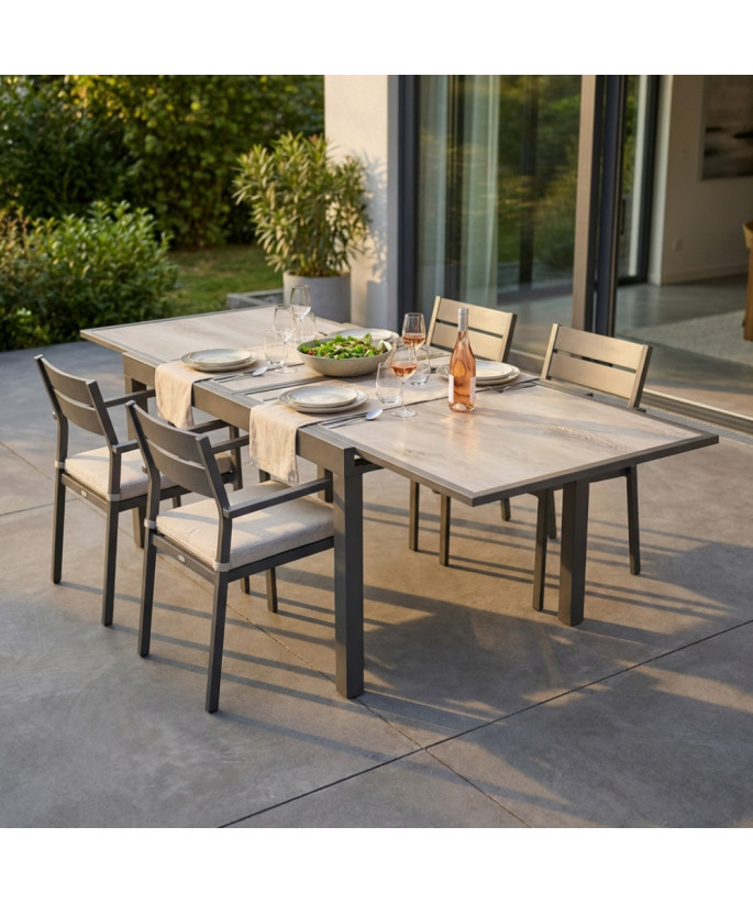 TAVOLO CAMBRIDGE 120/240 X 90