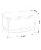 BAULE DI LEGNO CUORE