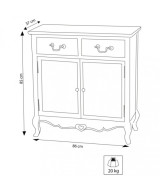 CREDENZA CUORE