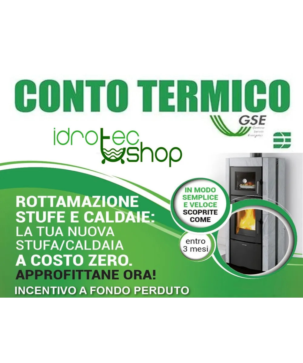 Stufa a pellet Cadel Cristal 11 Kw