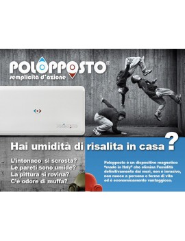 Polopposto dispositivo per contrastare l' UMIDITA' e MUFFA da risalita