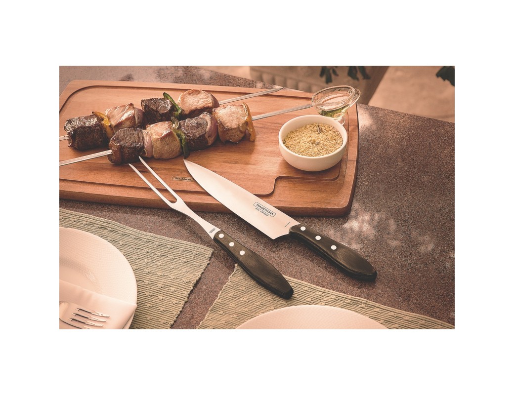 Tramontina Churrasco Coltello da carne da 20 cm - LAMA ALTA