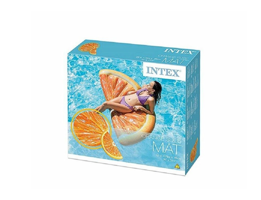 INTEX Gonfiabile Materassino Spicchio di Arancia 58763