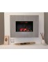 FUMETTO CEMENTO L Caminetto MaisonFire elettrico ad acqua
