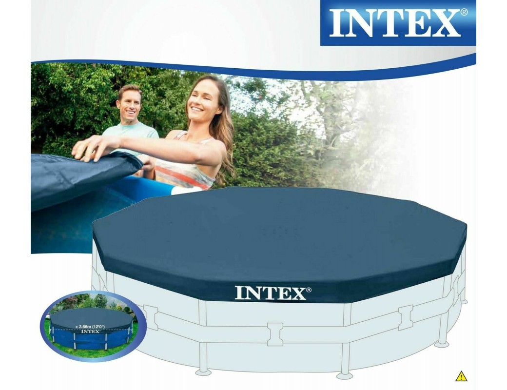 INTEX Copertura per piscina fuori terra tonda diametro 366 cm 28031
