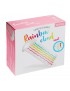 INTEX Gonfiabile Materassino Arcobaleno Ondulato 56804