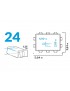 2,80 x 4,00 x H.1,25 mt. Piscina Laghetto CLASSIC 24 - con filtro a sabbia da 6 mc/h