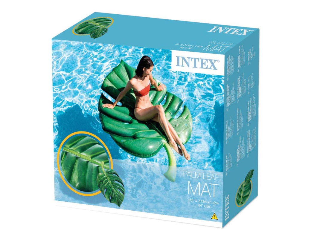 INTEX Gonfiabile Materassino Foglia 58782