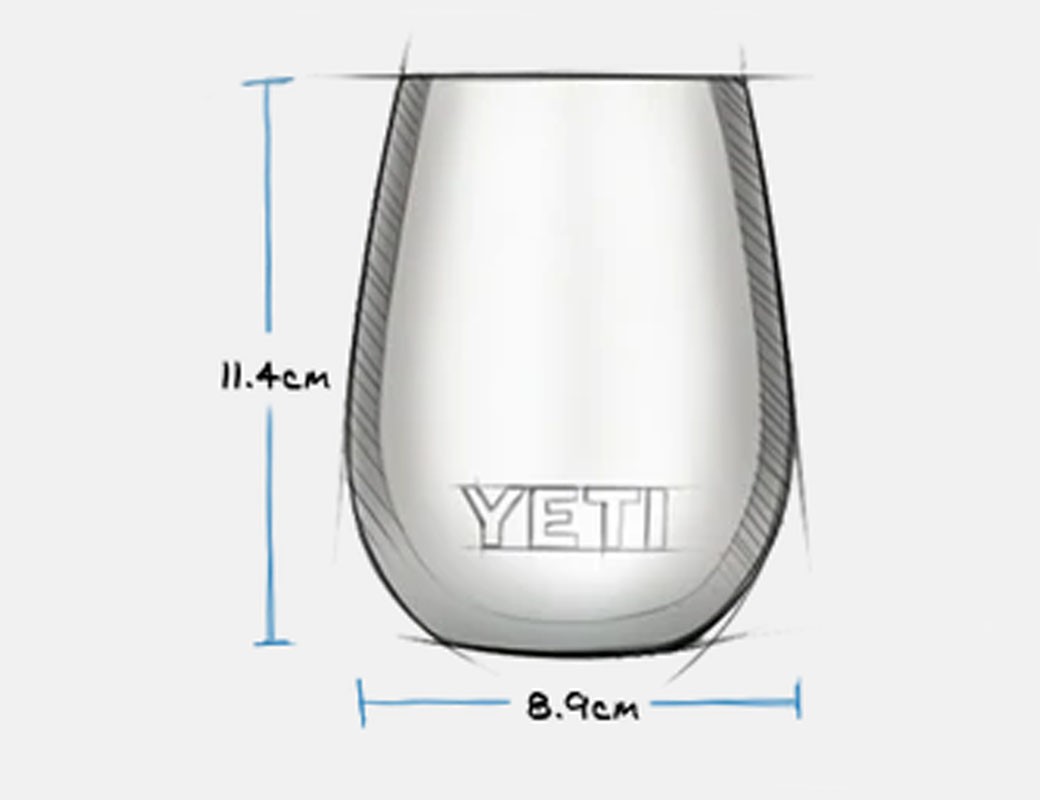 YETI bicchiere da vino Rambler da 10 oz (295ml)