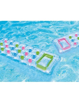 INTEX Gonfiabile Materassino Trasparente 18 buchi 59894